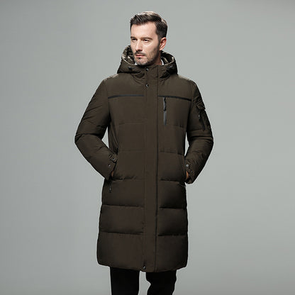 Doudoune longue matelassée homme en plusieurs coloris