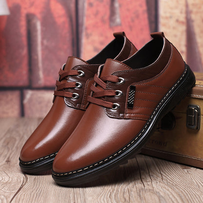 Chaussures habillées homme à bout rond, vue de profil
