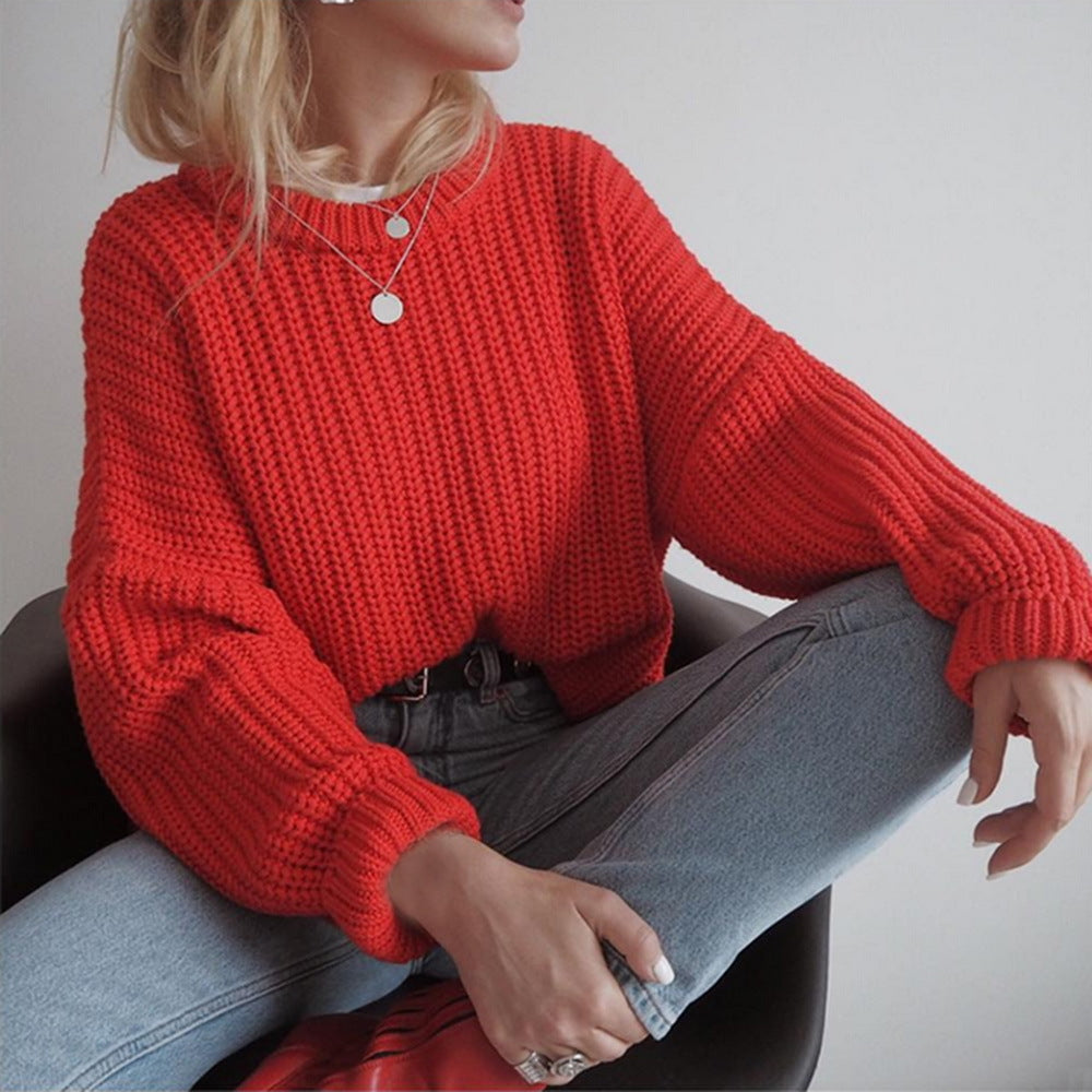 Pull femme en polyester disponible en plusieurs coloris
