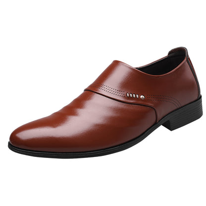 Chaussures homme à bout pointu et élastique