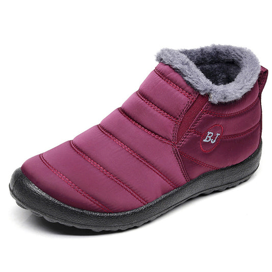 Bottes d'hiver homme à enfiler, tige courte, vue de profil
