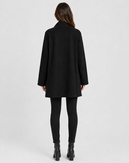 Manteau femme en laine coupe ville
