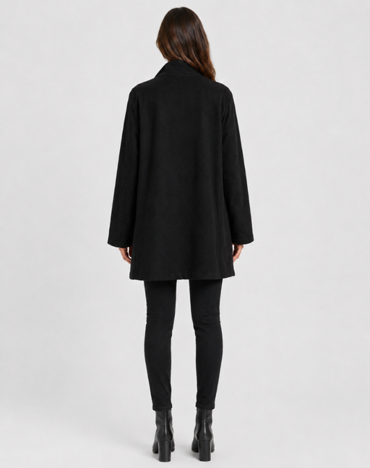 Manteau femme en laine coupe ville