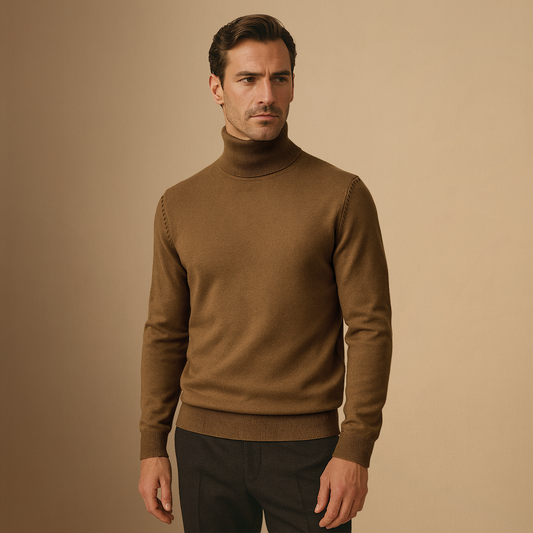 Pull à col roulé pour homme