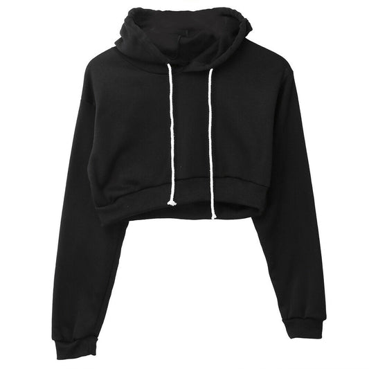 Sweat à capuche femme gris foncé, vue de face