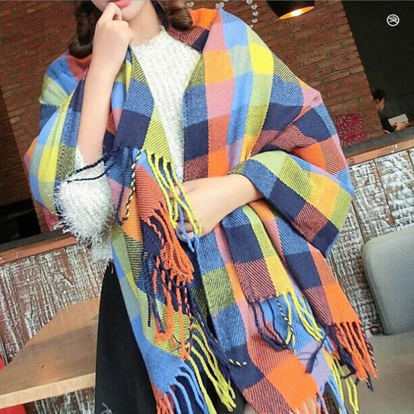 Écharpe châle femme automne hiver, plusieurs coloris