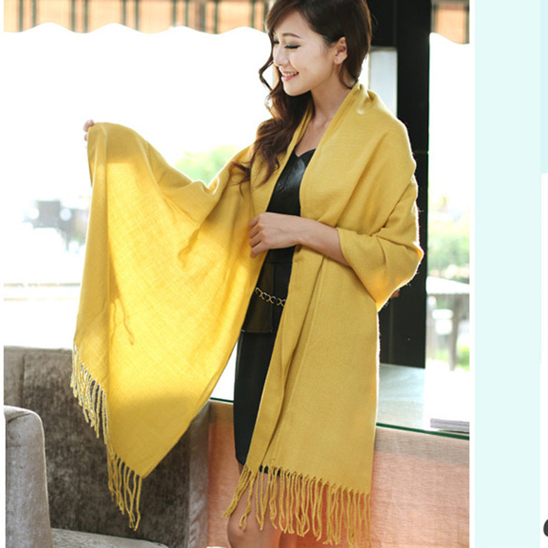 Écharpe châle femme automne hiver, plusieurs coloris