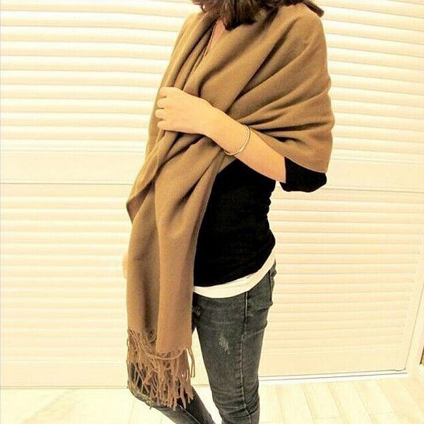 Écharpe châle femme automne hiver, plusieurs coloris