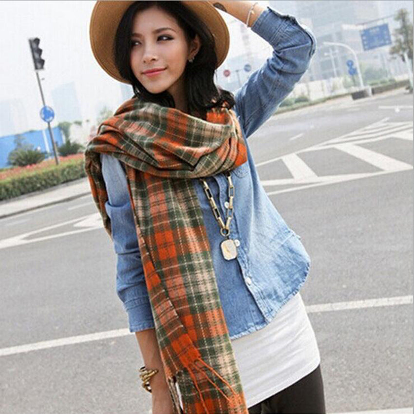 Écharpe châle femme automne hiver, plusieurs coloris