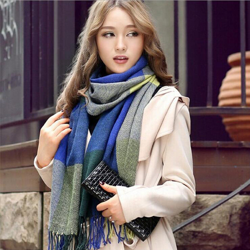 Écharpe châle femme automne hiver, plusieurs coloris