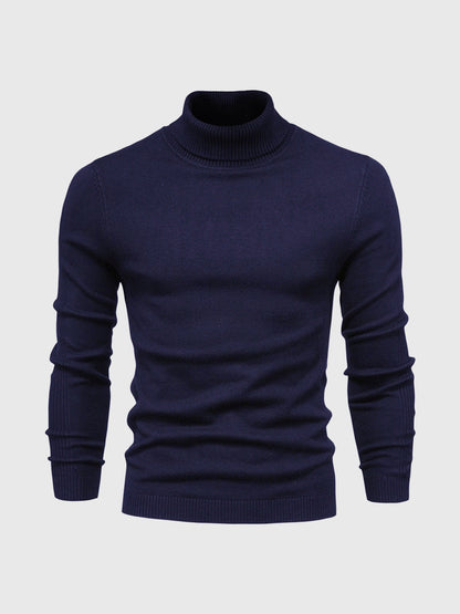 Pull col roulé homme style moderne