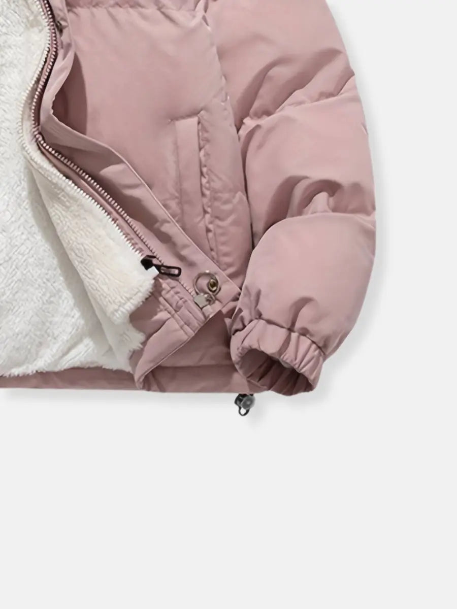 Veste d'hiver femme à capuche