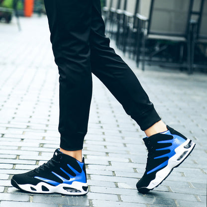 Chaussures de basket montantes homme à coussin d'air