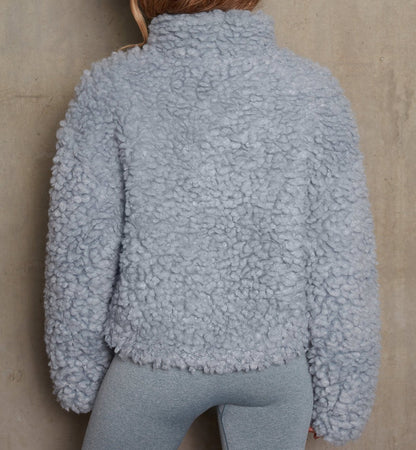 Cardigan court femme en maille, style veste, plusieurs coloris