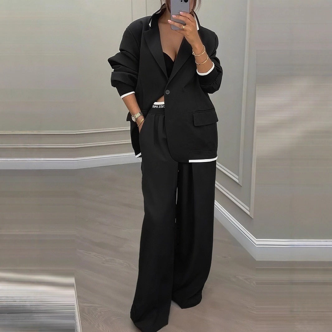 Katell | Ensemble blazer et pantalon femme