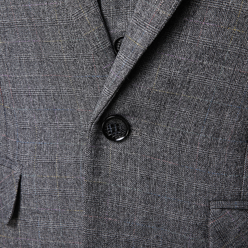 Costume 3 pièces homme avec veste, gilet et pantalon