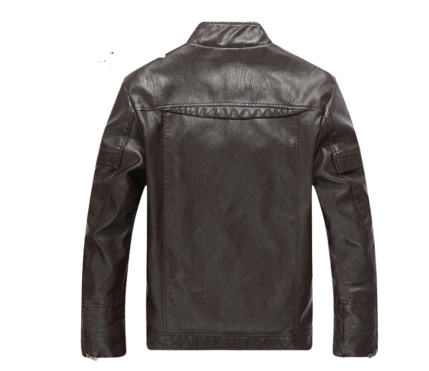 Veste homme en simili cuir style urbain