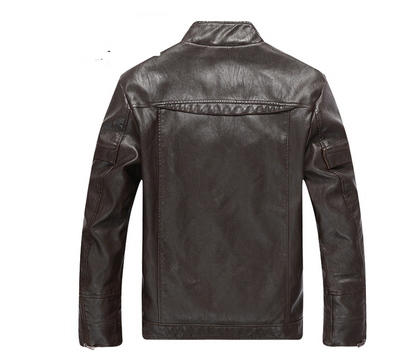 Veste homme en simili cuir style urbain