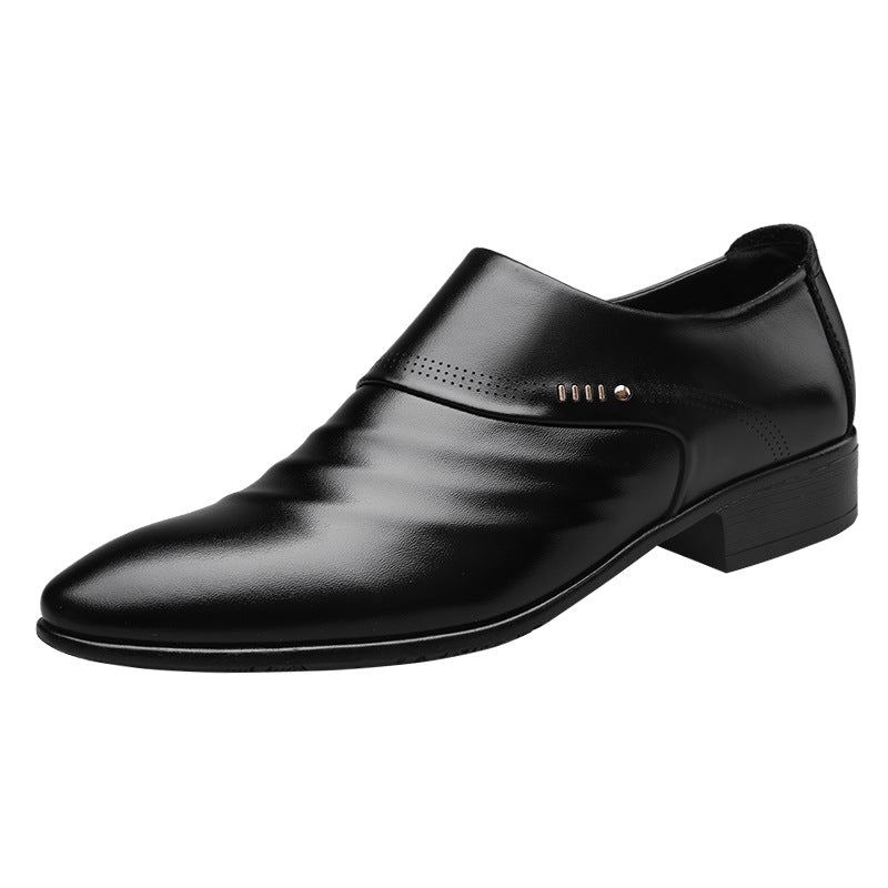 Chaussures homme à bout pointu et élastique