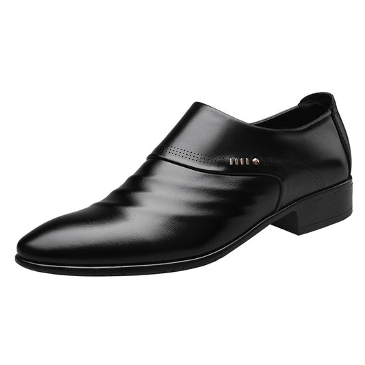 Chaussures homme à bout pointu et élastique