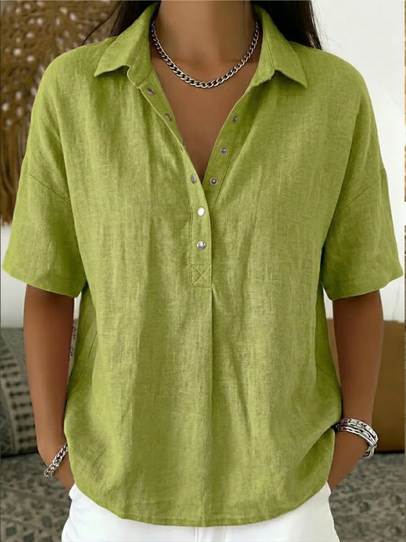 Auriane | Blouse Femme Fluide Décontractée