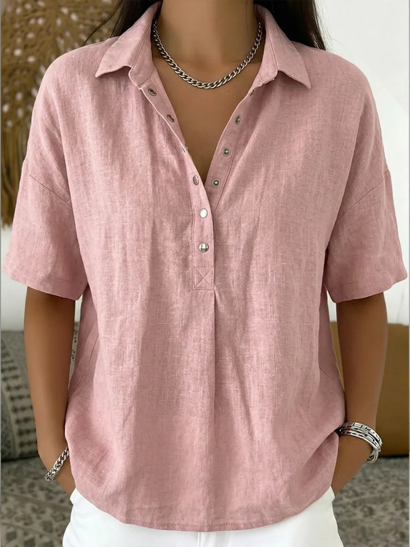 Auriane | Blouse Femme Fluide Décontractée