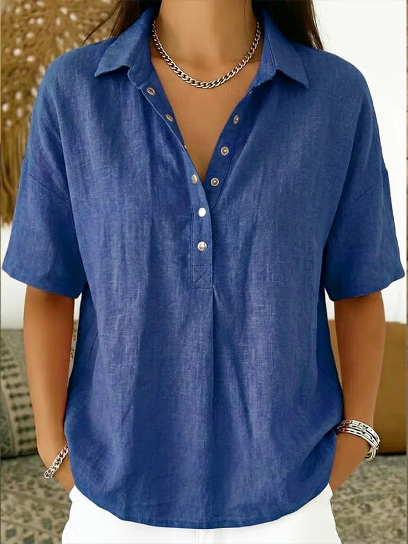 Auriane | Blouse Femme Fluide Décontractée