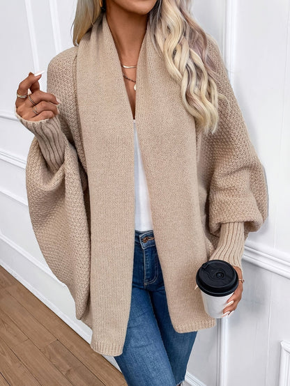 Cardigan long femme en maille