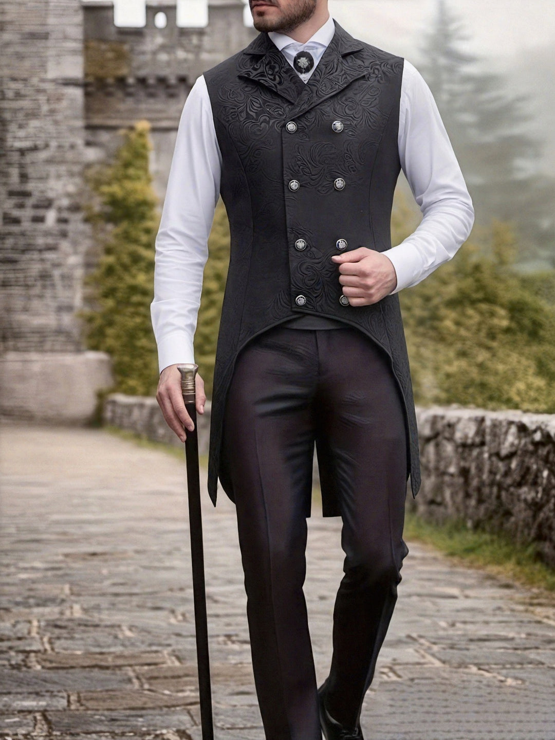 Bruno | Gilet gothique homme