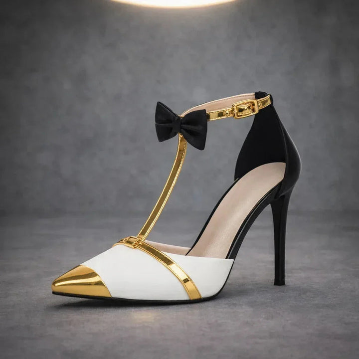 Prune | Escarpins bride T talon aiguille