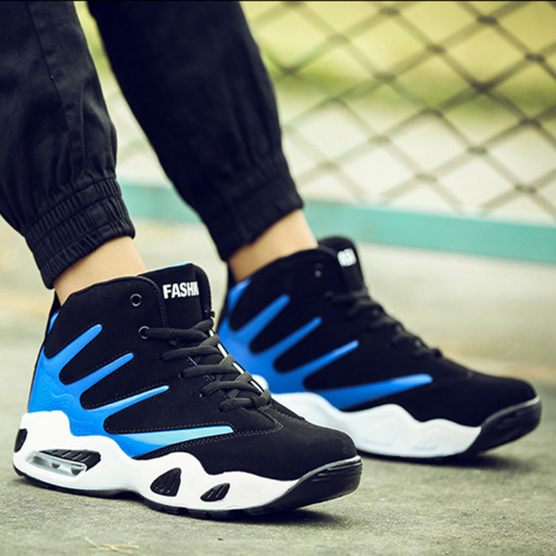 Chaussures de basket montantes homme à coussin d'air