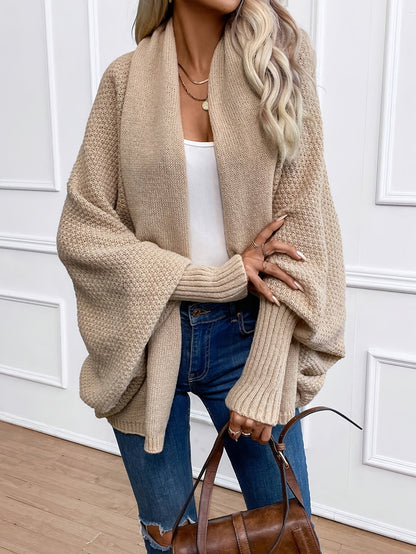 Cardigan long femme en maille