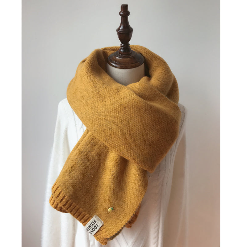 Écharpe femme hiver en imitation cachemire