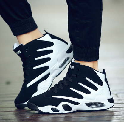 Chaussures de basket montantes homme à coussin d'air