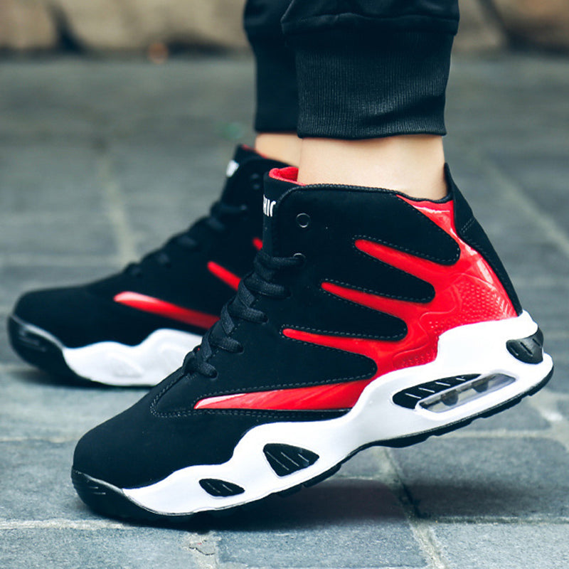 Chaussures de basket montantes homme à coussin d'air