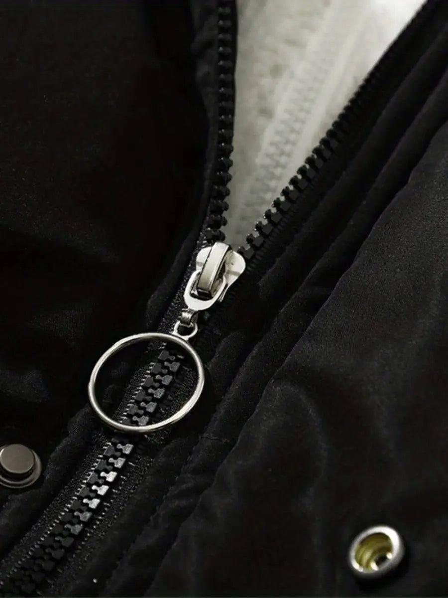 Veste d'hiver femme à capuche