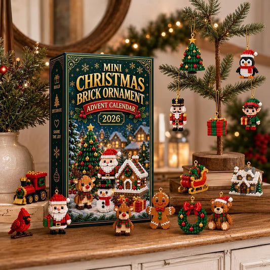 Pacôme | Calendrier de l’Avent mini briques – décorations de sapin