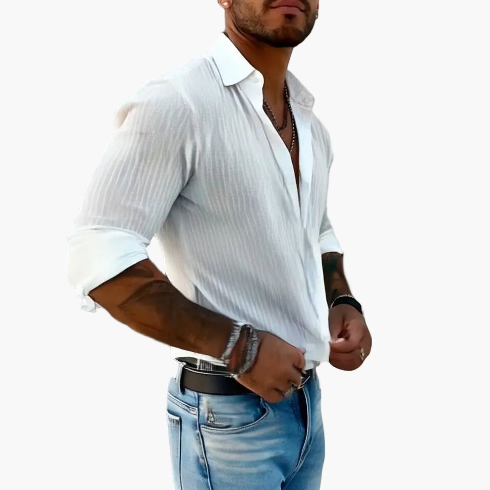 Anatole | Chemise homme casual rayée