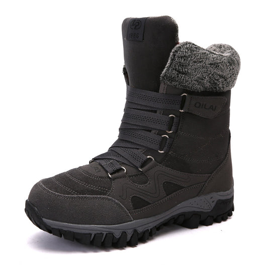 Bottines femme hiver à lacets et talon haut