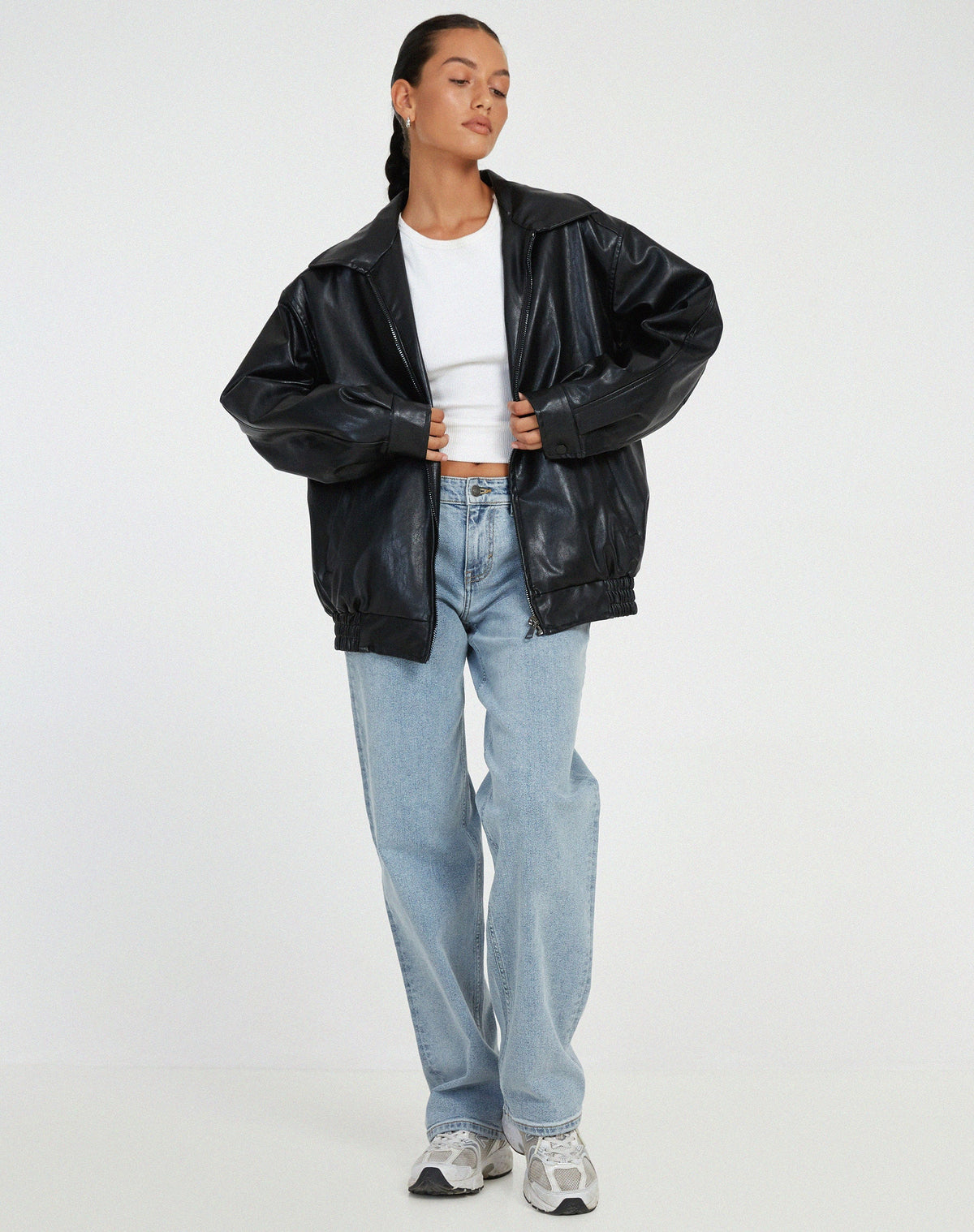 Léana | Veste cuir femme