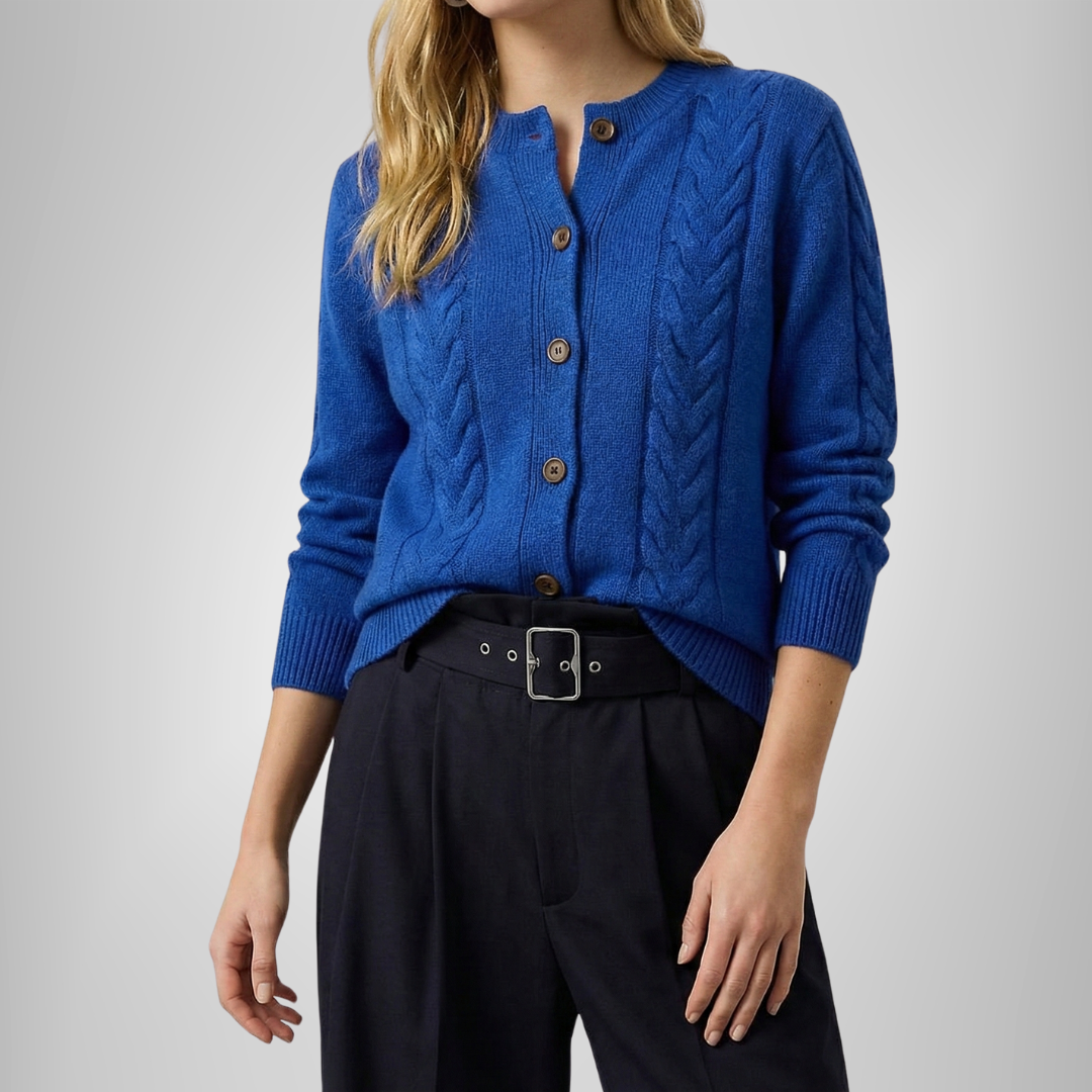 Danièle | Cardigan torsadé col V femme