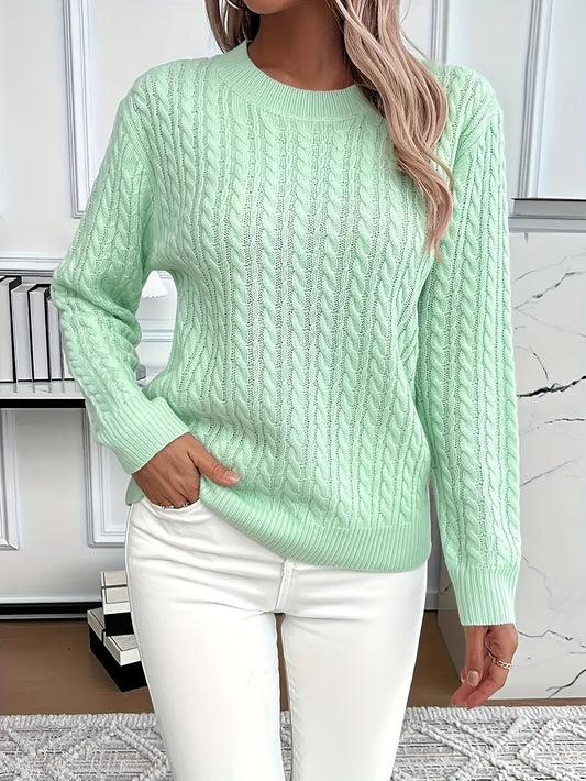 Noémie | Pull femme motif torsadé
