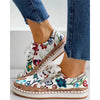 Adèle | Baskets Femme Bohème à Fleurs