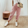 Élise | Pantalon Femme Rayé en Lin Léger