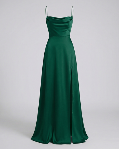 Victoire | Robe Longue de Cérémonie Satinée