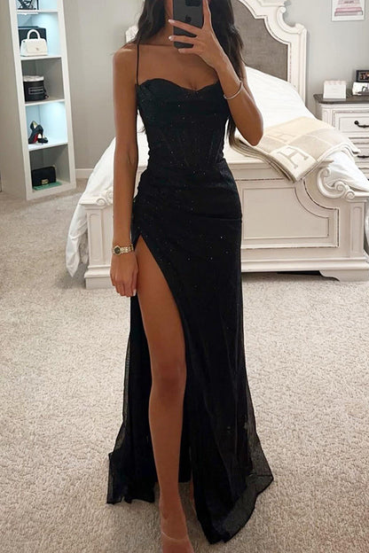 Amandine | Robe Longue Élégante à Bretelles
