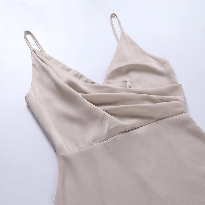 Maëlys | Robe Longue Cache-Cœur Élégante