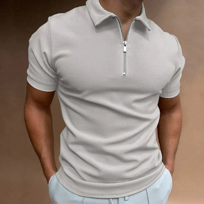 Théo | Polo Homme Moderne avec Col Zippé