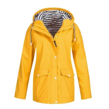 Veste technique d'extérieur pour femme - jaune