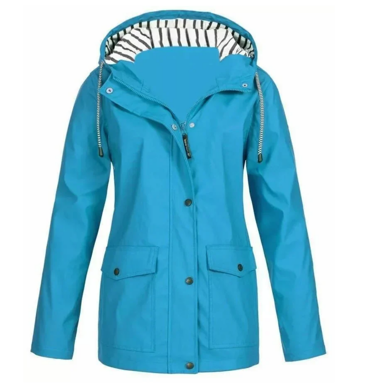 Veste technique d'extérieur pour femme - bleu clair